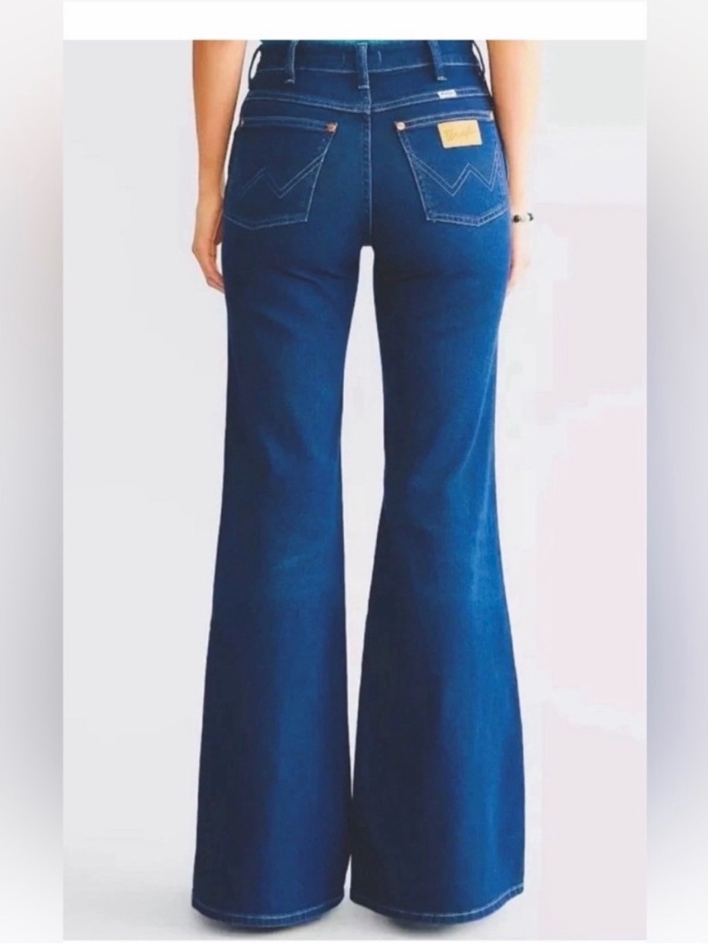 Wrangler Women's Dark Blue Flare Jeans